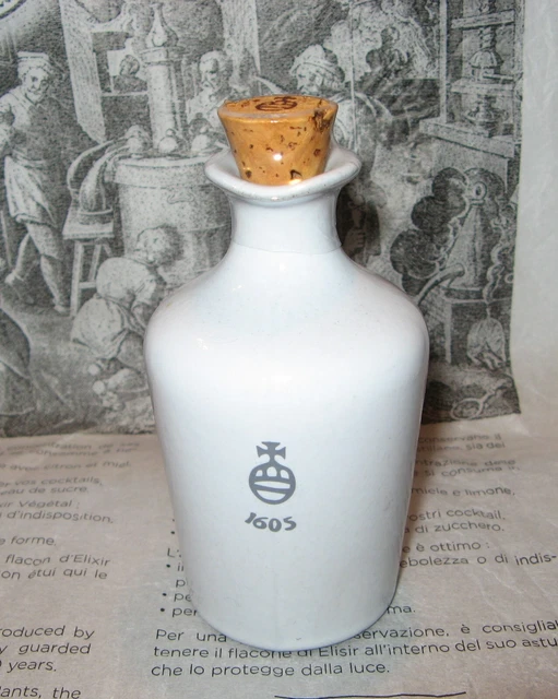 Flacon Vide Collector Élixir De La Grande Chartreuse - Avec écrin En Bois