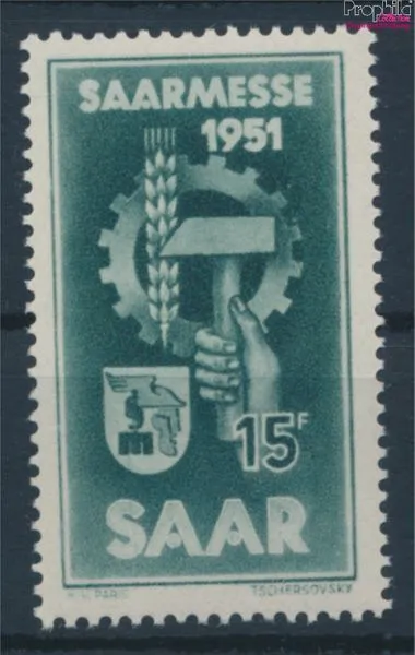 Briefmarken Saarland 1951 Mi 306 postfrisch (10214595