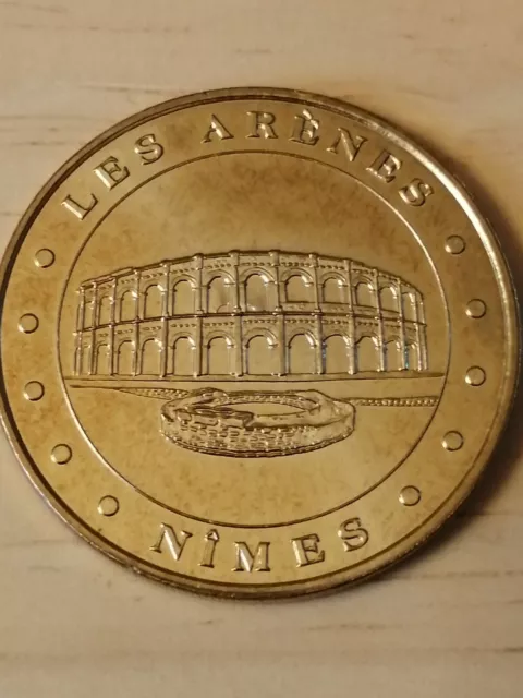 médaille souvenir MDP monnaie de Paris Nîmes Les Arènes 2012