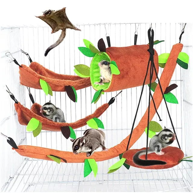 Haustier Hamster Vogel Hängende Schaukel Hängematte Tier Ratte Maus Käfig @`