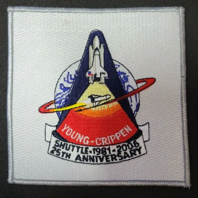 NASA Space Shuttle Columbia STS-1 Young/Crippen 25th Anniversary 4 1/2 inches 3