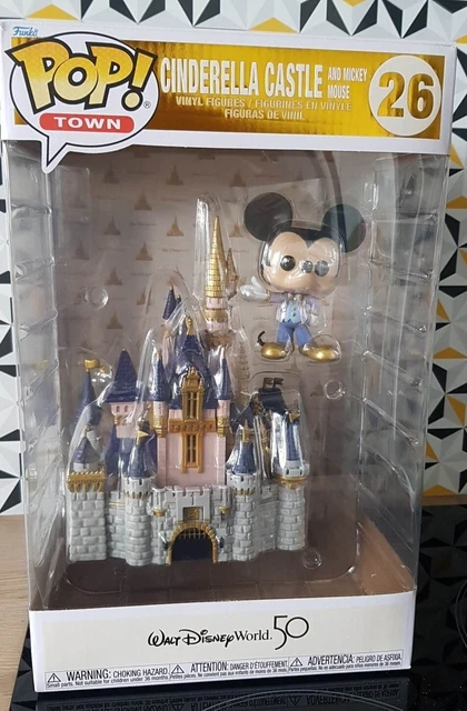 Figurine Funko Pop! - N°26 : Château De Cendrillon Et Mickey - 50th anniversaire 2