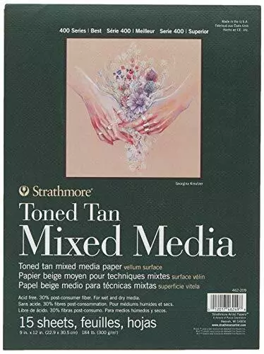 Strathmore Watercolor Paper Pad 9X12-12 Sheets