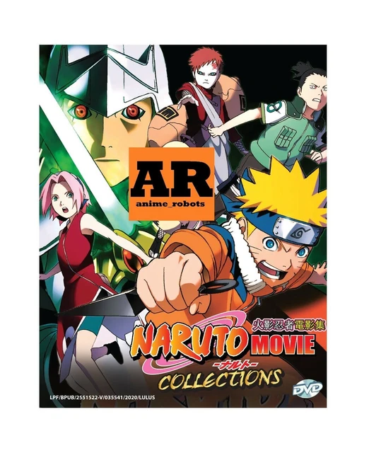 ENGLISH DUBBED OF Naruto The Movie Collections 11 in 1 Anime DVD