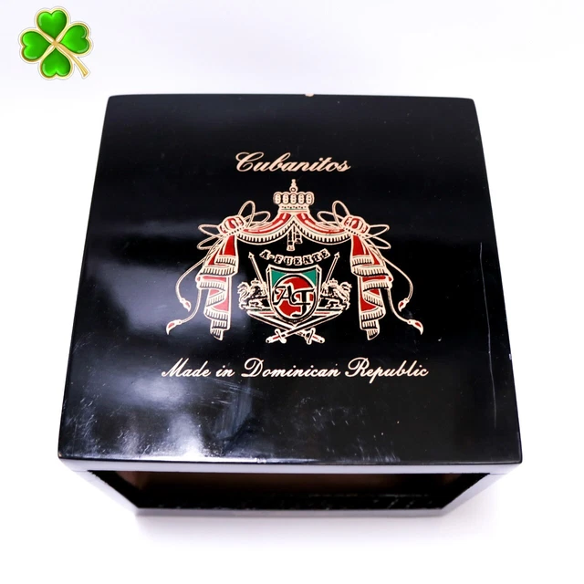 A. Fuente | Cubanitos Wood Cigar Box Empty - 5.75" x 5.5" x 4.75"