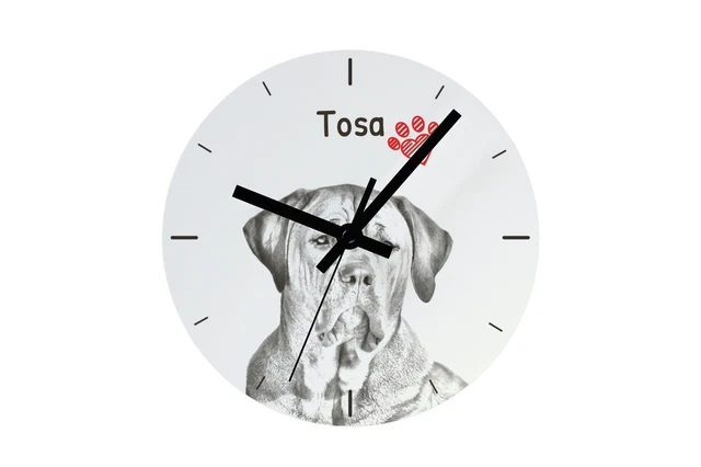 Horloge Shiba Inu En Contreplaqué Par Art-Dog AMF - Design Original