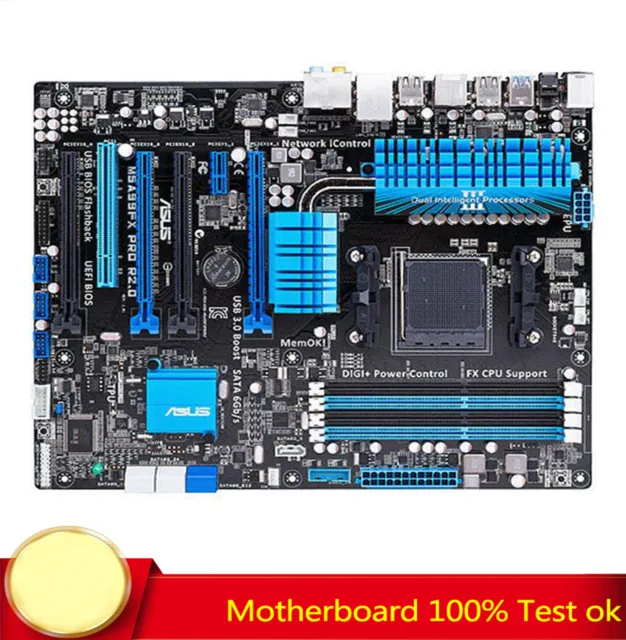 FOR ASUS M5A99FX PRO R2.0 Motherboard Supports 990FX AM3+ 8350 100% Test Work