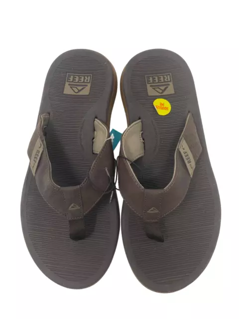 REEF SANTA ANA Flip Flop Sandals Brown Mens Size 8 New NWT $24.99 ...