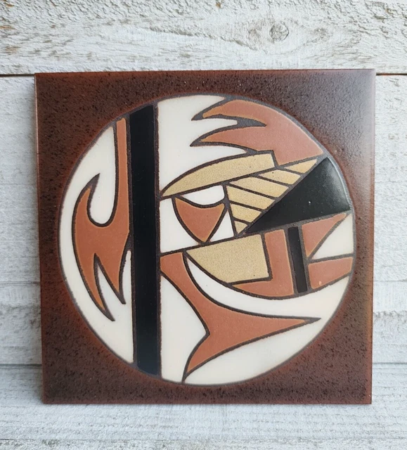 Terra Cotta Mag More trivet or wall mount tile Southwestern design vintage