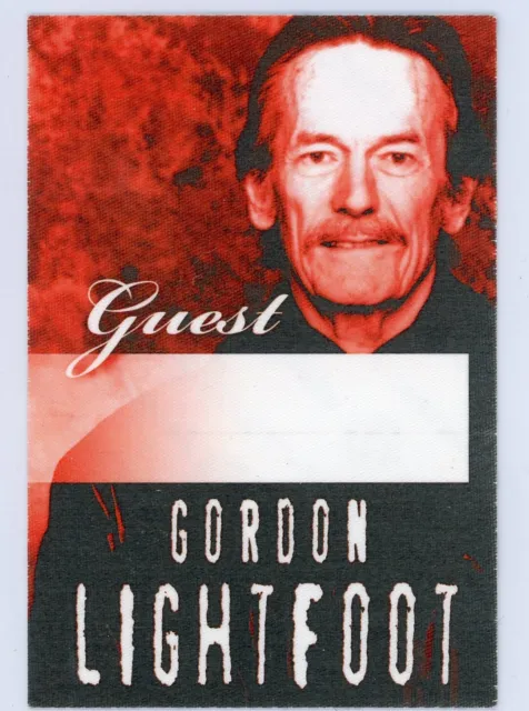 Gordon Lightfoot Vintage Tour Guest Pass
