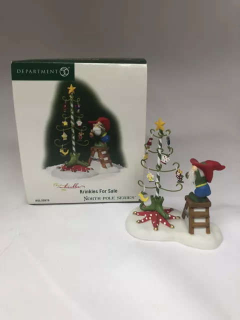 Dept 56 North Pole Village Accessory  2004 KRINKLES FOR SALE #56876 Elf Tree