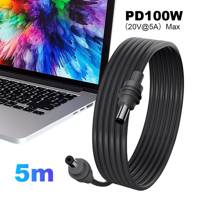 RBSKTECH DC5521 Power Extension Cable For Starlink Mini – 10M/32.8FT, Waterproof, 16AWG, Male-to-Male