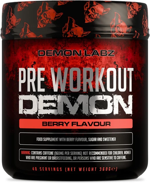 Pre Work Demon PRE WORKOUT DEMON - Advanced Pre-Workout Energy Powder with Creatine ...