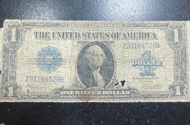 1923 Series $1 Dollar Silver Certificate - Large Size Note