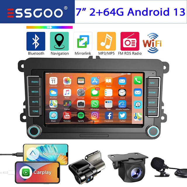 2 64GB Android 13 Autoradio it 8 Zoll Touch Display Radio für Renault
