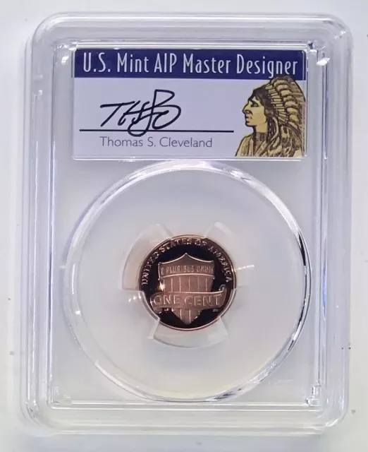 2023 "S" PCGS 70 RD DCAM FIRST STRIKE Proof Lincoln Cent wT Cleveland Signature