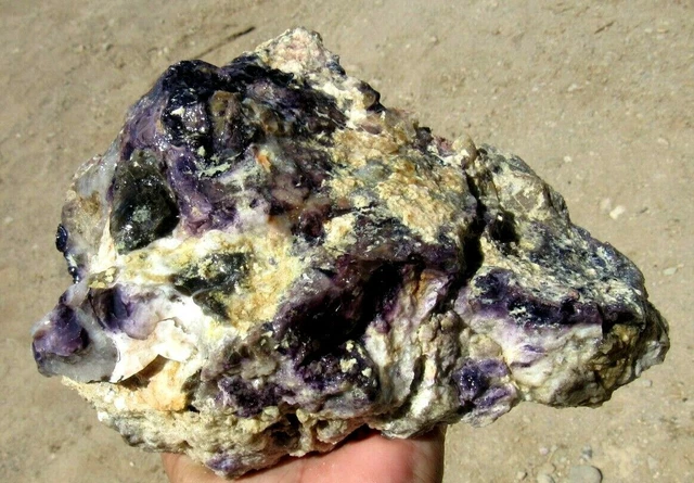3.26 LB TIFFANY STONE ROUGH, BERTRANDITE, OPALIZED FLUORITE  Utah (TB)