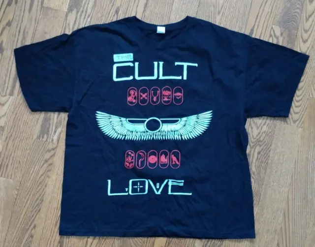 Vintage The Cult Love Logo Concert T-Shirt from 2018 Revolution 3 Tour XL