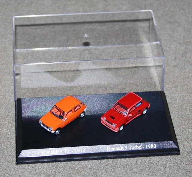 Duo de miniatures 1:87 Renault 5 1972/1980 Universal Hobbies/Atlas