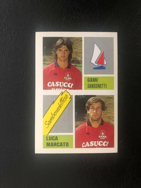 FIGURINA CALCIO EUROFLASH 1989 SAMBENEDETTESE n 409