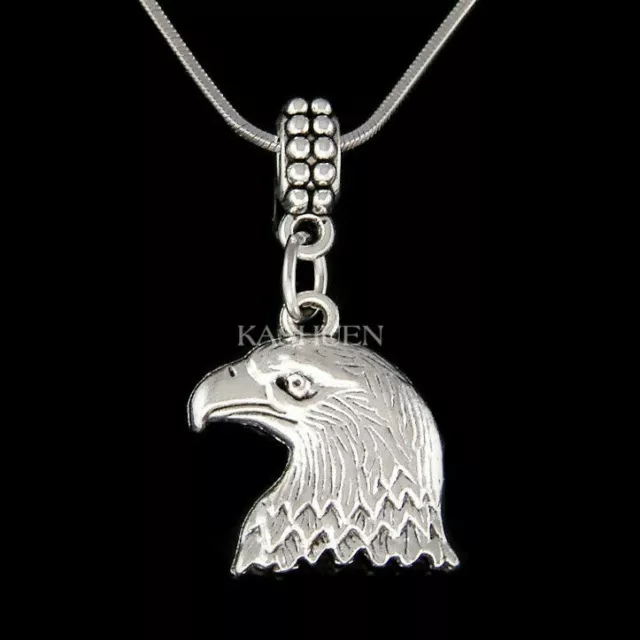 Bald Eagle Hawk Bird West Point Graduation Gift Military Birthday Charm Necklace