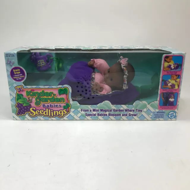Vintage 1999 Marvel Toy Biz Kinder-Garden Babies Seedlings Gracie Grape Doll