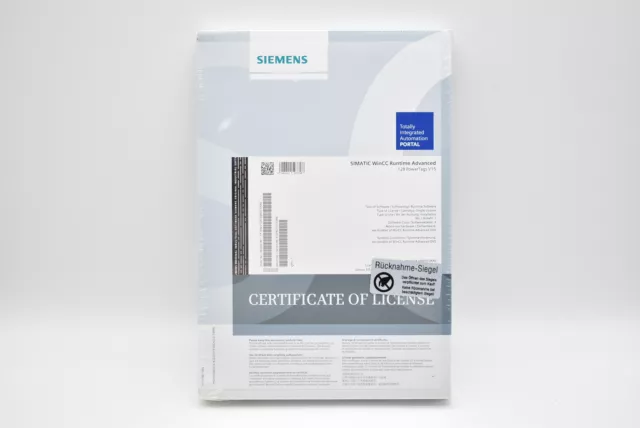 Siemens SIMATIC WinCC Runtime Advanced 128 PowerTags 6AV2104-0BA05-0AA0