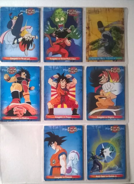 DBZ lot de 89 cartes Anthologie dont 6 Prism.