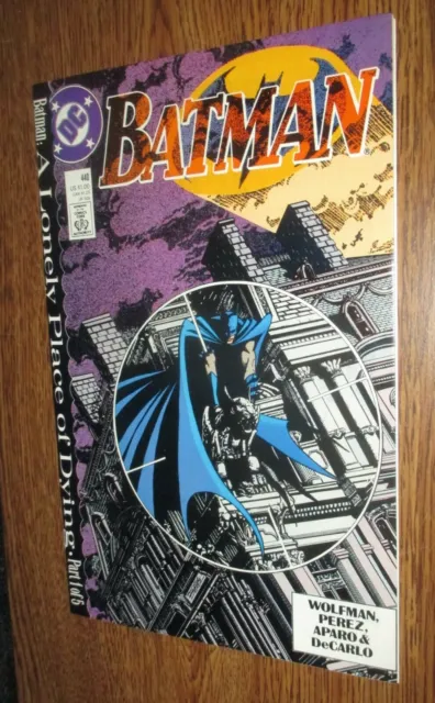 Batman #440 (DC comics, 1989)  (A Lonely Place of Dying Part 1 of 5) 2