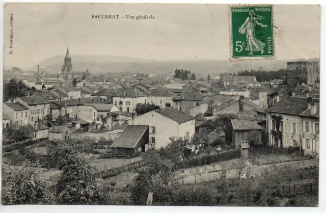 BACCARAT - Meurthe et Moselle - CPA 54 - belle vue generale
