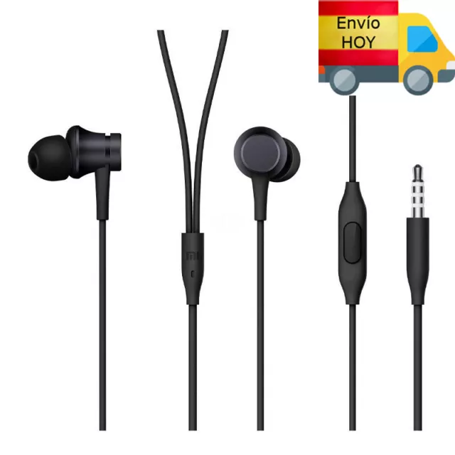 AURICULARES CON MICROFONO XIAOMI JACK 3,5mm LLAMADAS MANOS LIBRES ENVIO HOY