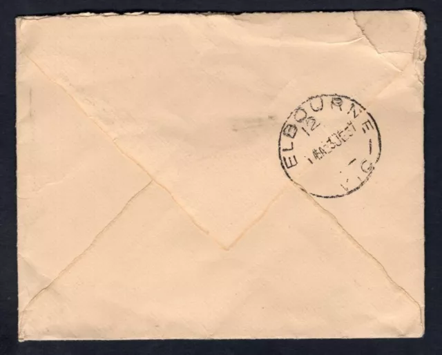 Cubierta de correo aéreo GB 1937 a Australia 2