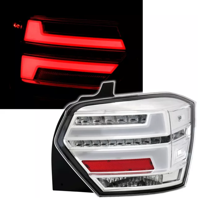 LED LightBar Rückleuchten Set für VW Polo 2G AW 2017-2021 Chrom Heckleuchten