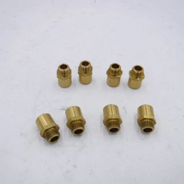 8 Pack Gas Furnace Burner Orifice Size A-48 Pipe Size 1/4 Inch NPT