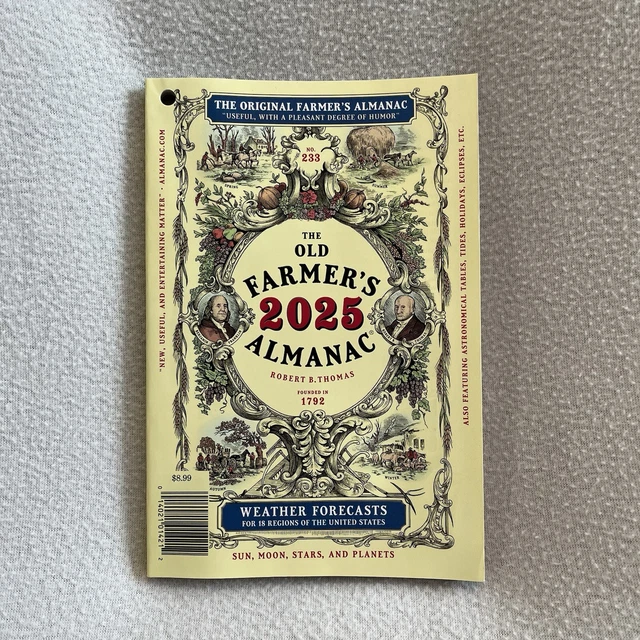 Old Farmer S Almanac The 2025 Old Farmer S Almanac Paperback Weather