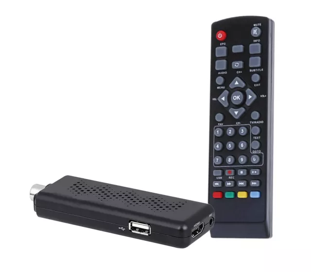 Decoder Ricevitore Digitale Terrestre DVB-T3 HD Mini Stick Tv HDMI H.265 HS-777