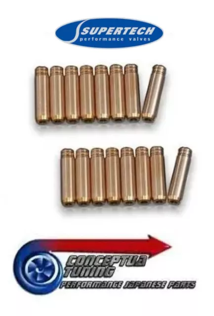 Supertech Mejorado Bronce Guías de Válvula X 16 - Para S14a 200SX Kouki SR20DET