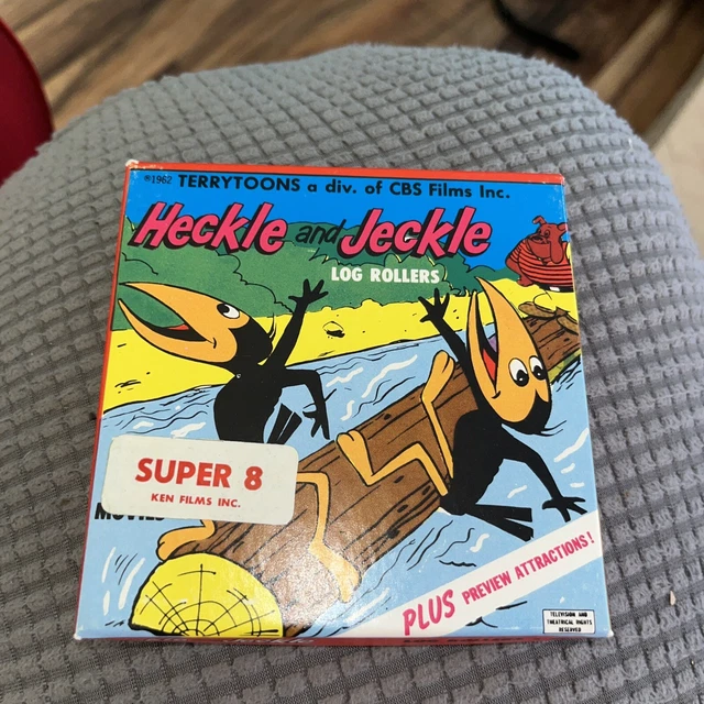 Rodillos de troncos Heckle and Jeckle 509 Super 8, 8 mm