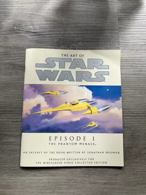 The Art Of Star Wars Episode 1 The Phantom Menace First Edition Paperback Book