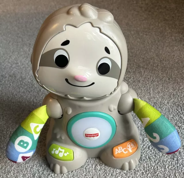 Fisher Price Linkimals Smooth Moves Sloth Toy with Sounds & Lights Working