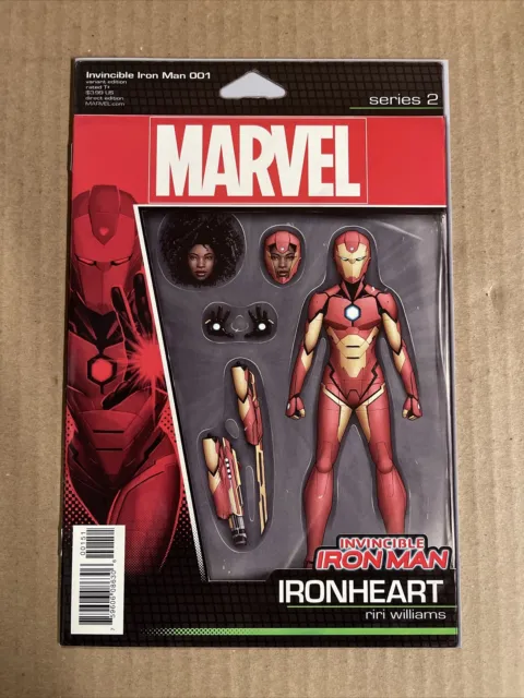 Invincible Iron Man #1 Jtc Figure Variant Marvel Comics (2017)  Ironheart Riri