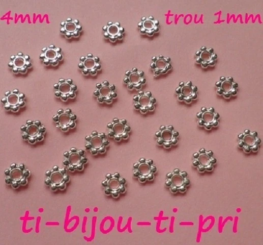 Lot De 100 Perles Intercalaires En Strass Pour La Fabrication De Bracelets Et Colliers