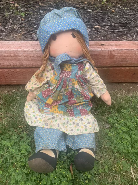 Vintage Heather Holly Hobbie's Friend 27 inch tall Cloth Rag Doll 6222
