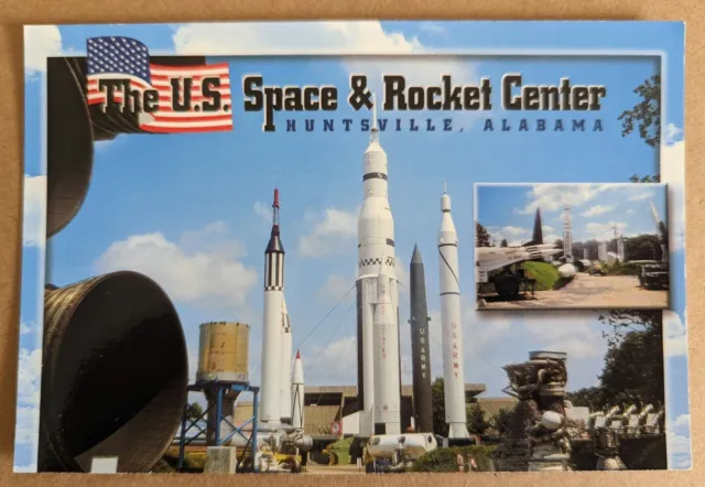 Postcard U.S.A. U.S. Space and Rocket Center. Huntsville, Alabama