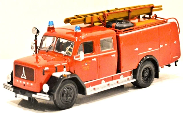 Modèle Réduit 1/43 - Camion De Pompiers Magirus Deutz Uranus KW 16 (Francfort) - IXO - Neuf