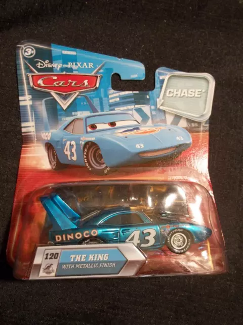 Pixar Cars The King with Metallic Finish CHASE, damaged back board