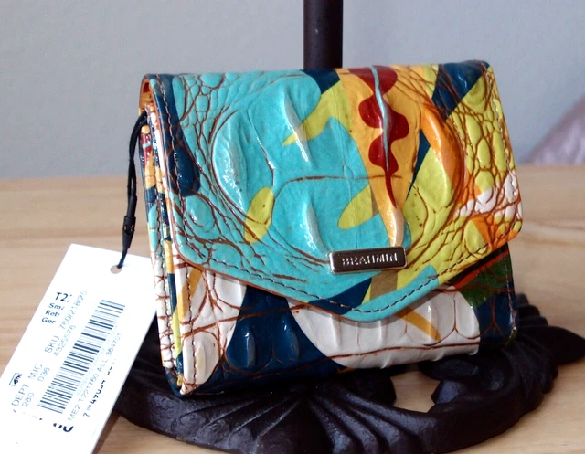 BRAHMIN Handbag Purse -  RETRO JUNGLE VERONICA - NWT SMALL WALLET 8