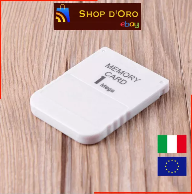 PER PLAYSTATION 1 PS1 PS ONE MEMORY CARD memoria 15 blocchi 1MB Scheda Memoria