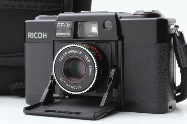 ⏯ [Near MINT] Ricoh FF-1s FF-1 Color Rikenon 35mm f/2.8 Point & Shoot From JAPAN