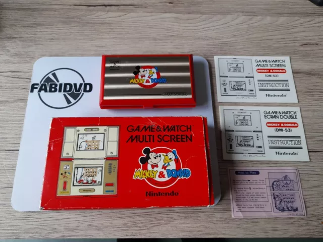 Nintendo Game And Watch Multi Screen Mickey & Donald ( Walt Disney ) Rare